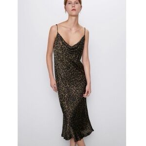 Leopard Print Zara Slip Dress